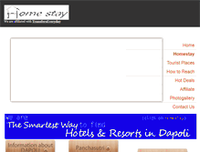 Tablet Screenshot of homestaydapoli.com